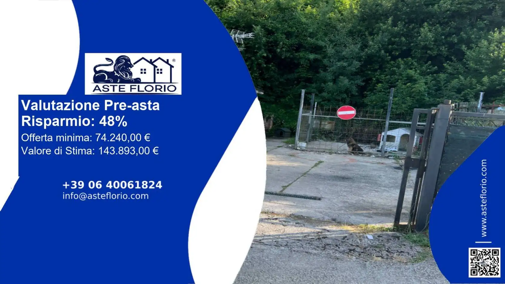 Villa in asta a Segni