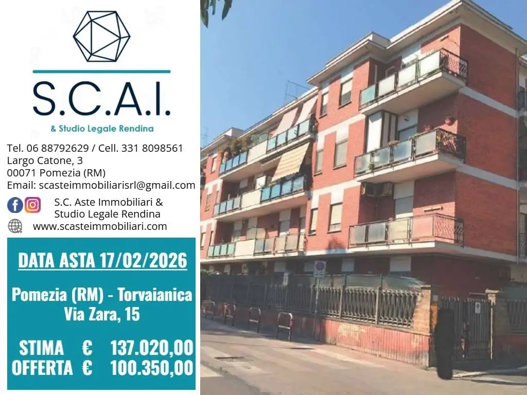 Appartamento in asta a Pomezia