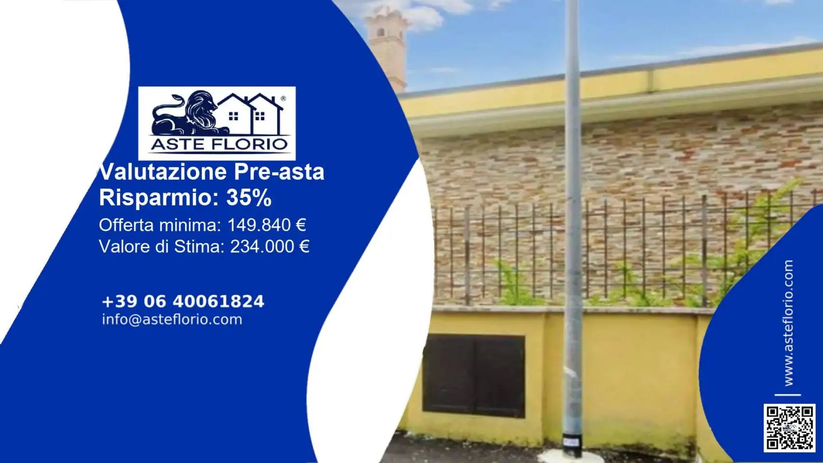 Appartamento in villa in asta a Roma