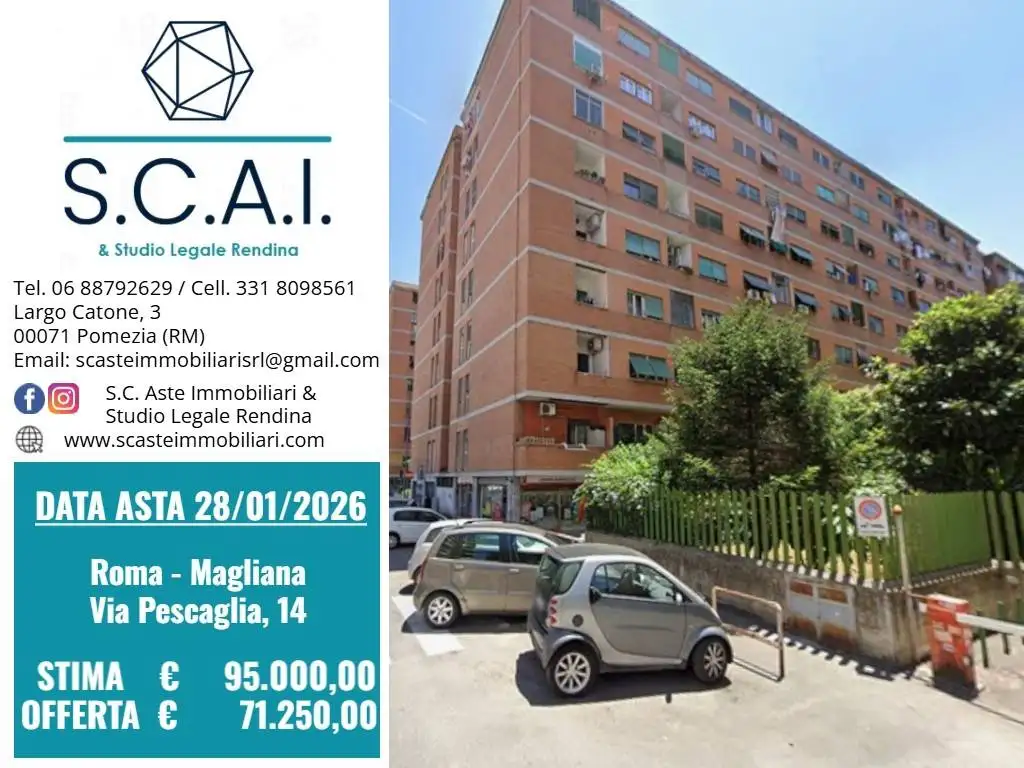 Appartamento in asta a Roma