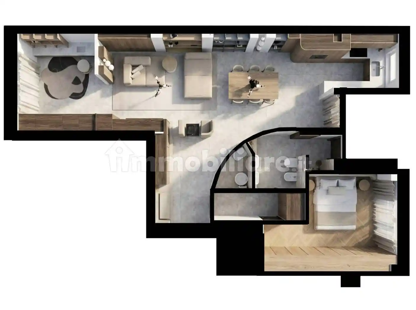 Trilocale piazza Enrico Toti 11, Vanchiglietta, Torino - foto 2