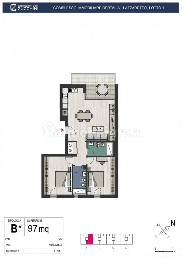 Appartamento in vendita a Bologna