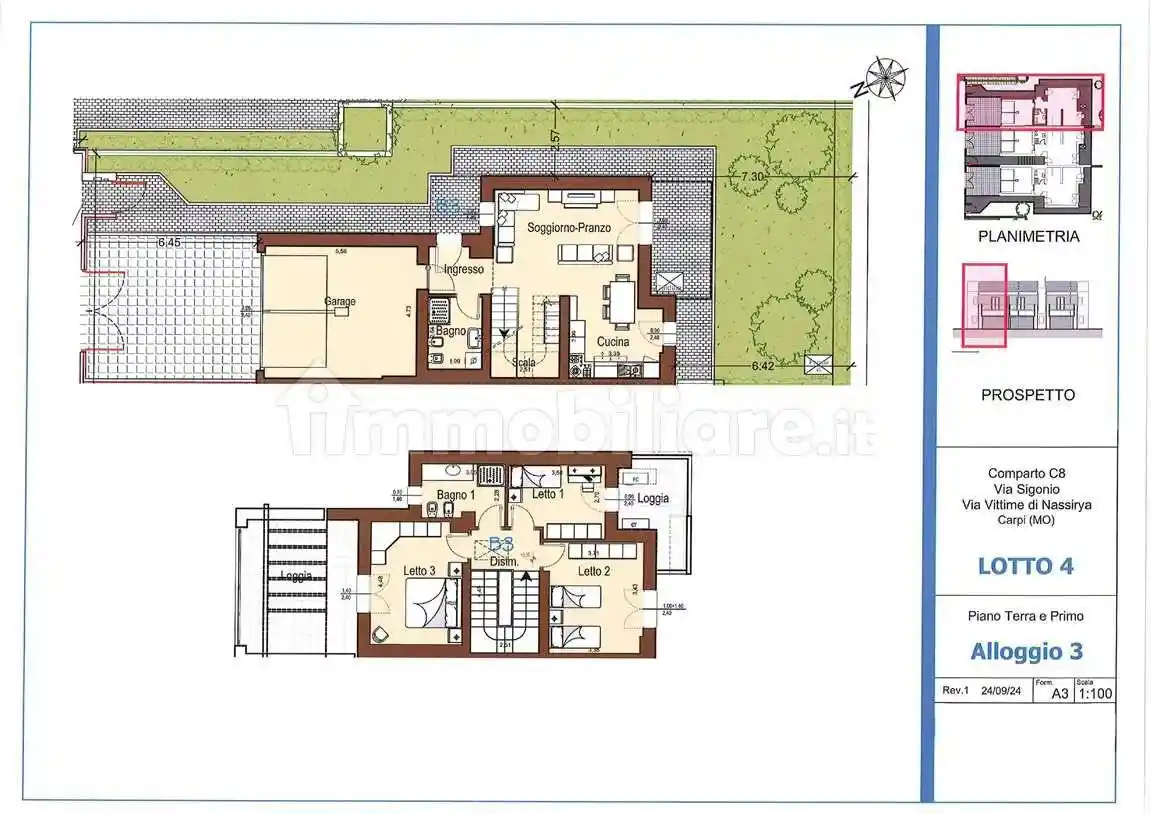 Villetta a schiera in vendita a Carpi