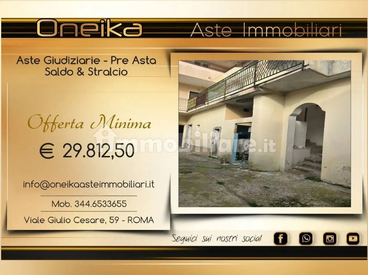 Appartamento in asta a San Marcellino