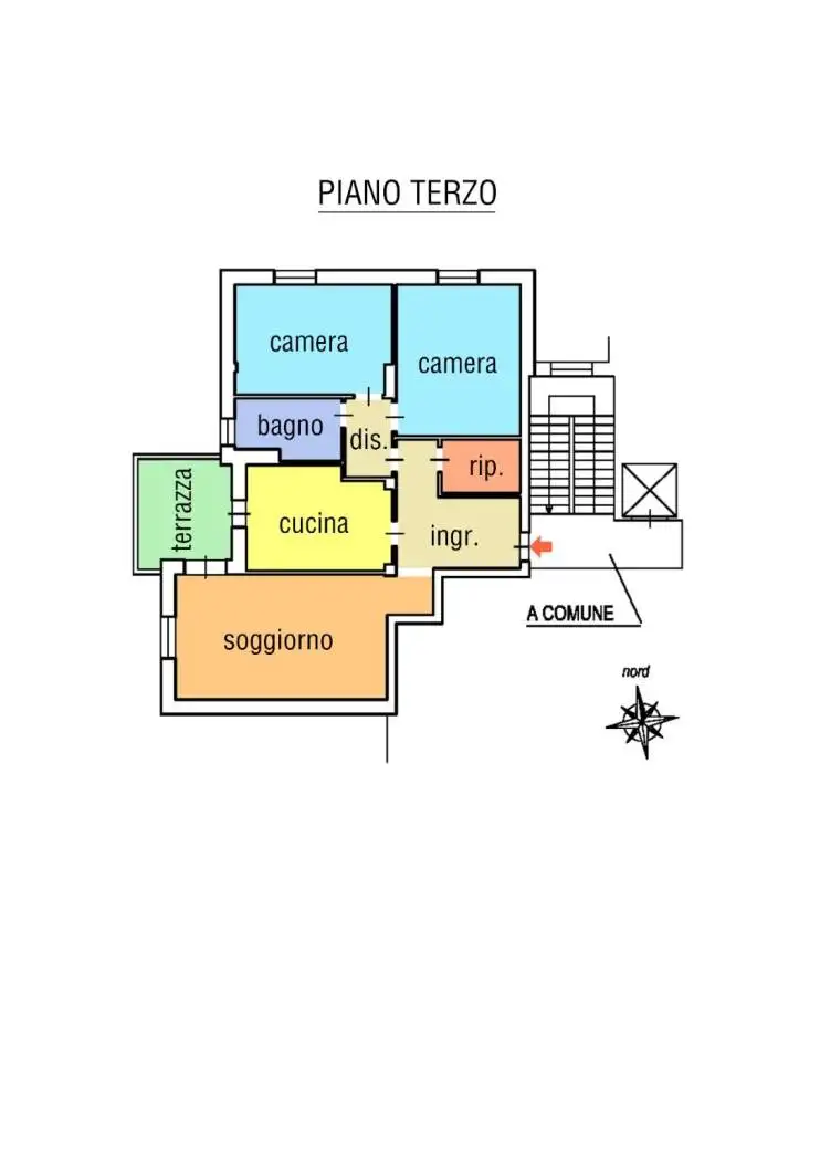 Trilocale via Carlo Bandirola, Corso XXVII Marzo, Via Tortona, Via F. Rosselli, Voghera - foto 3