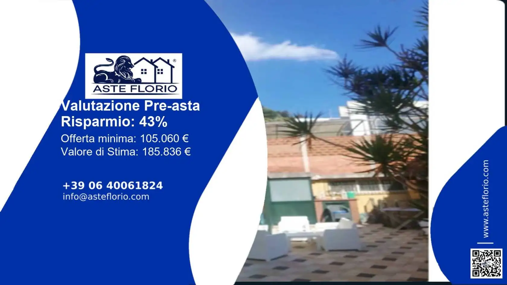 Villa in asta a Messina