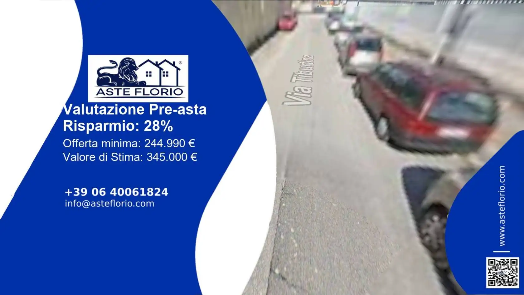 Villa in asta a Roma