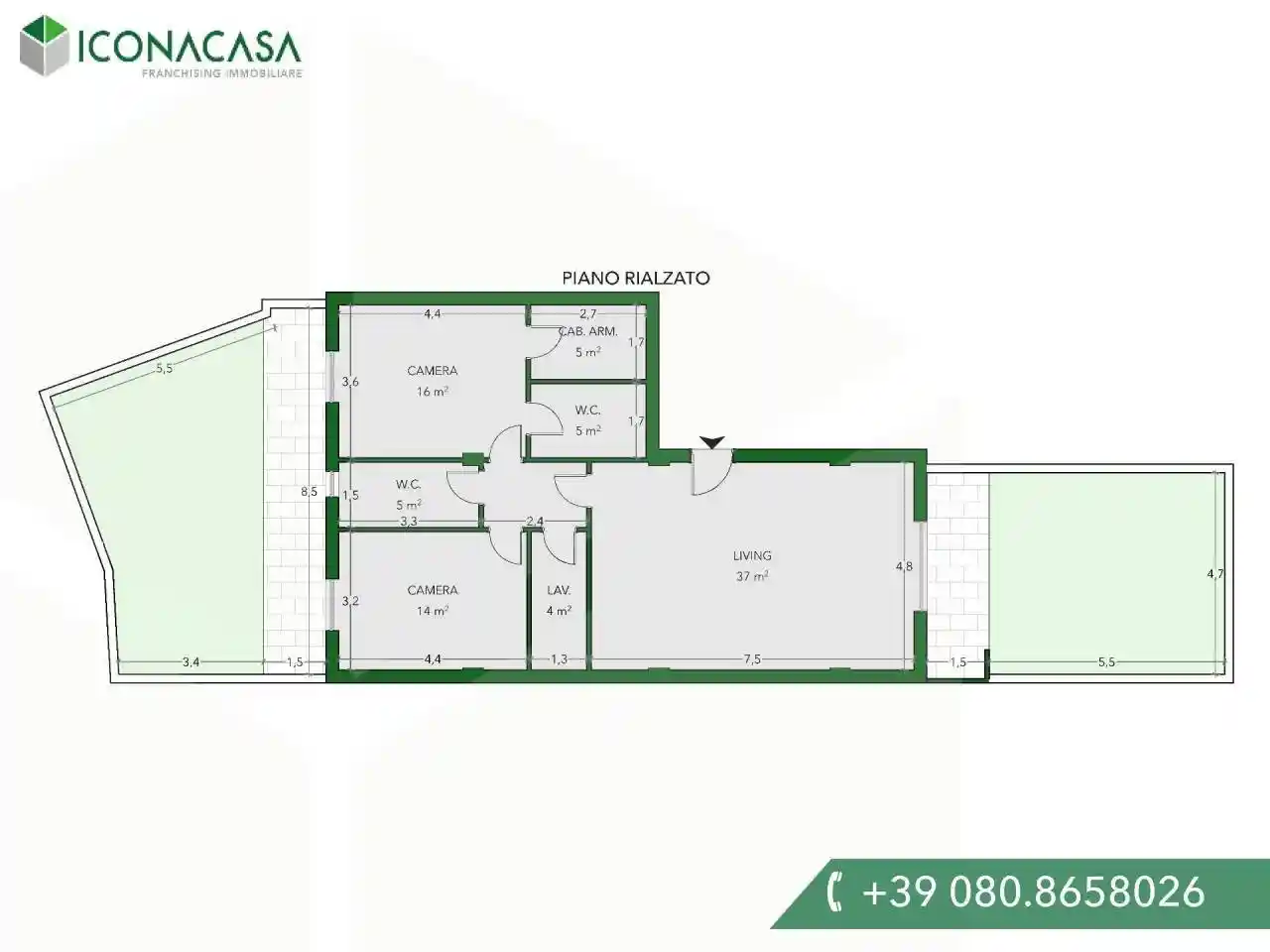 Trilocale via San Michele, Bitetto - foto 5