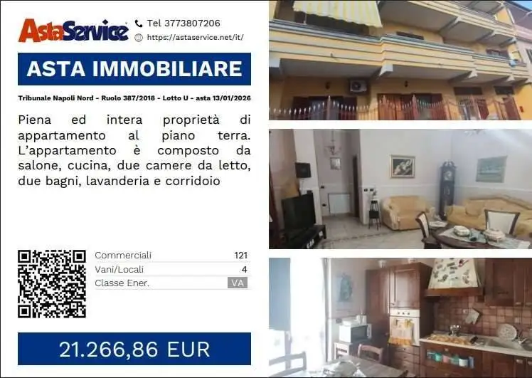 Appartamento in asta a Casal di Principe