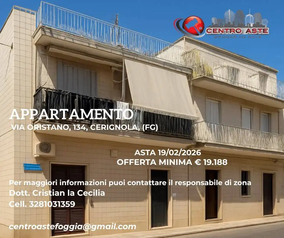 Appartamento in asta a Cerignola