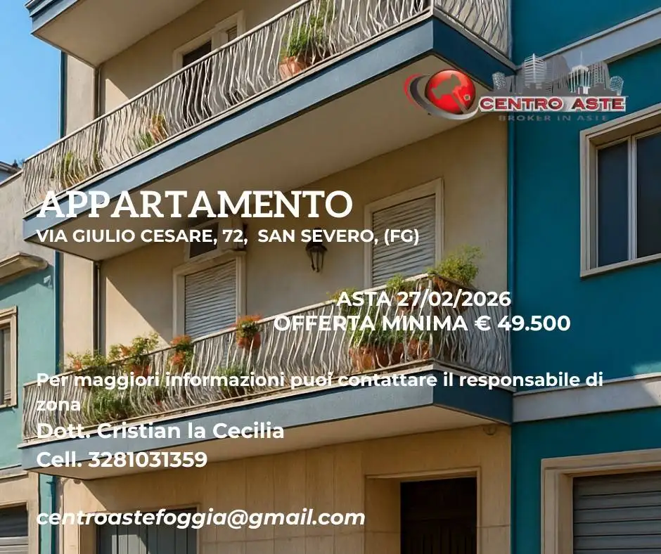 Appartamento in asta a San Severo