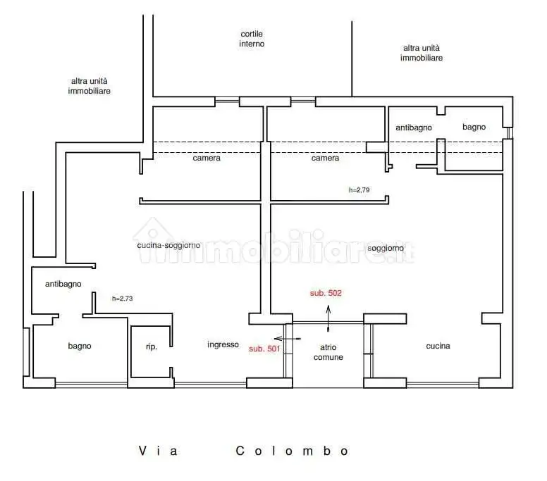 Appartamento in asta a Leggiuno