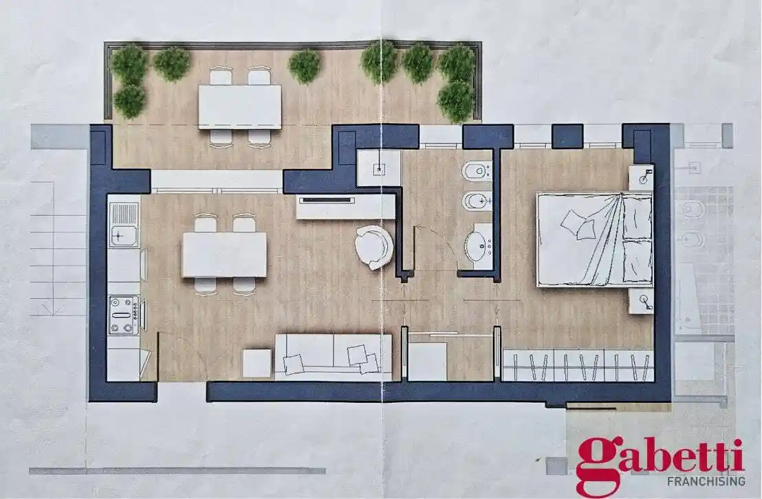 Bilocale via della Grotta Rossa, Colle di Covignano, Rimini - foto 2