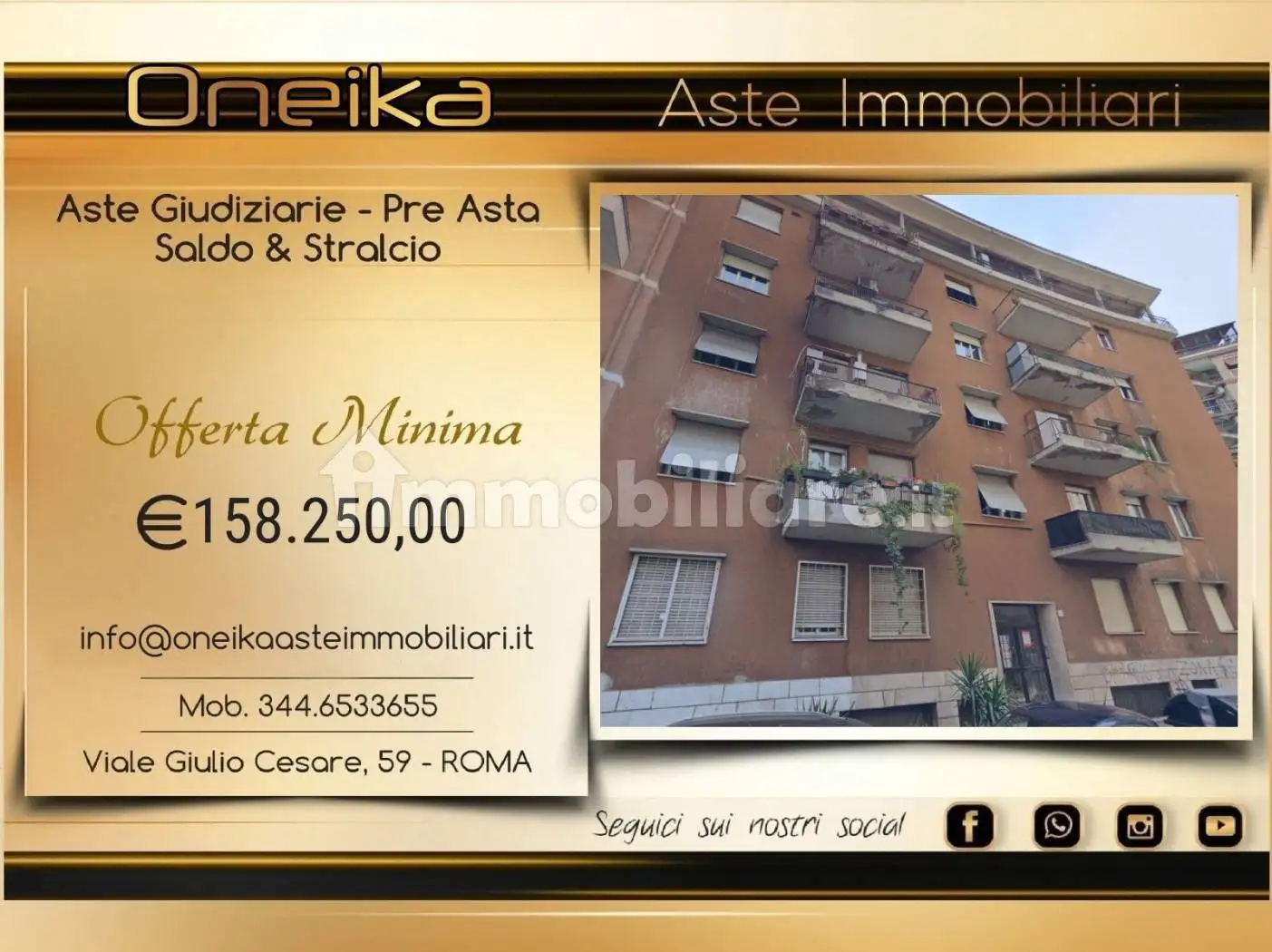 Appartamento in asta a Roma