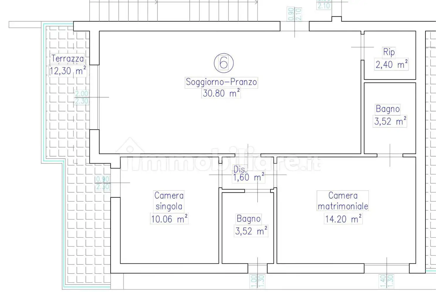 Quadrilocale via Aurelia Sud, Via dei Mille, Grosseto - foto 3