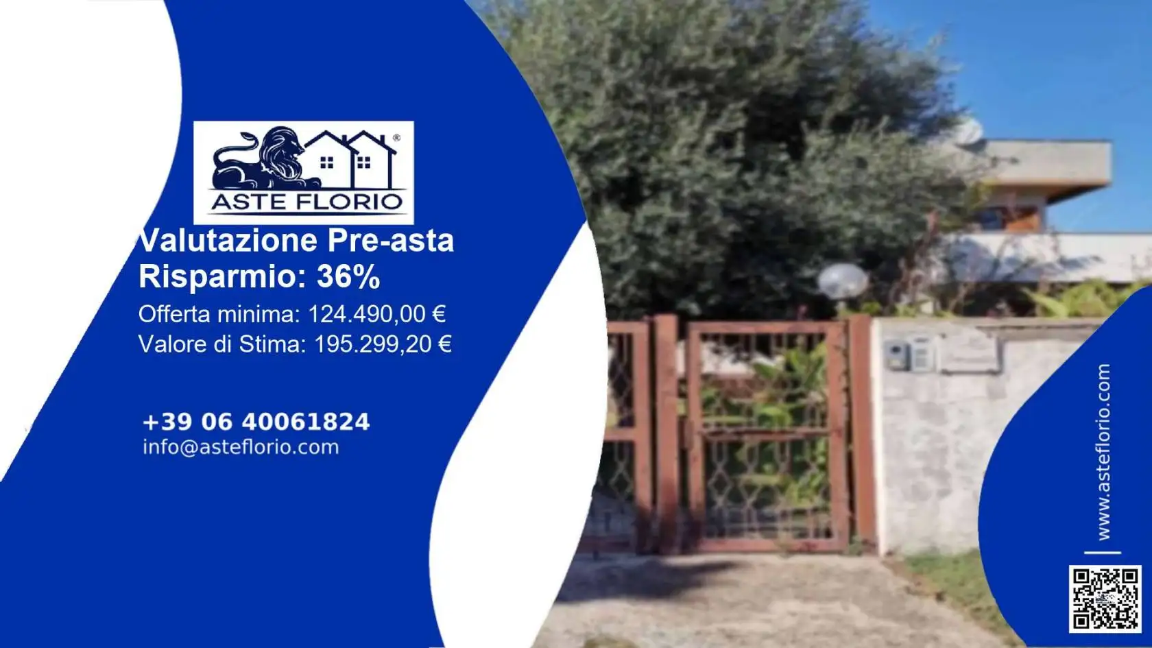 Villa in asta a Anzio