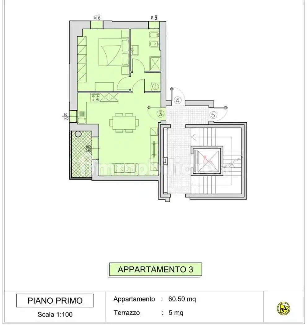 Trilocale via Pansa, 53, San Prospero - Tribunale, Reggio Emilia - foto 2
