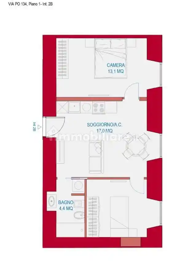 Bilocale via Po, Salario - Porta Pia, Roma - foto 3