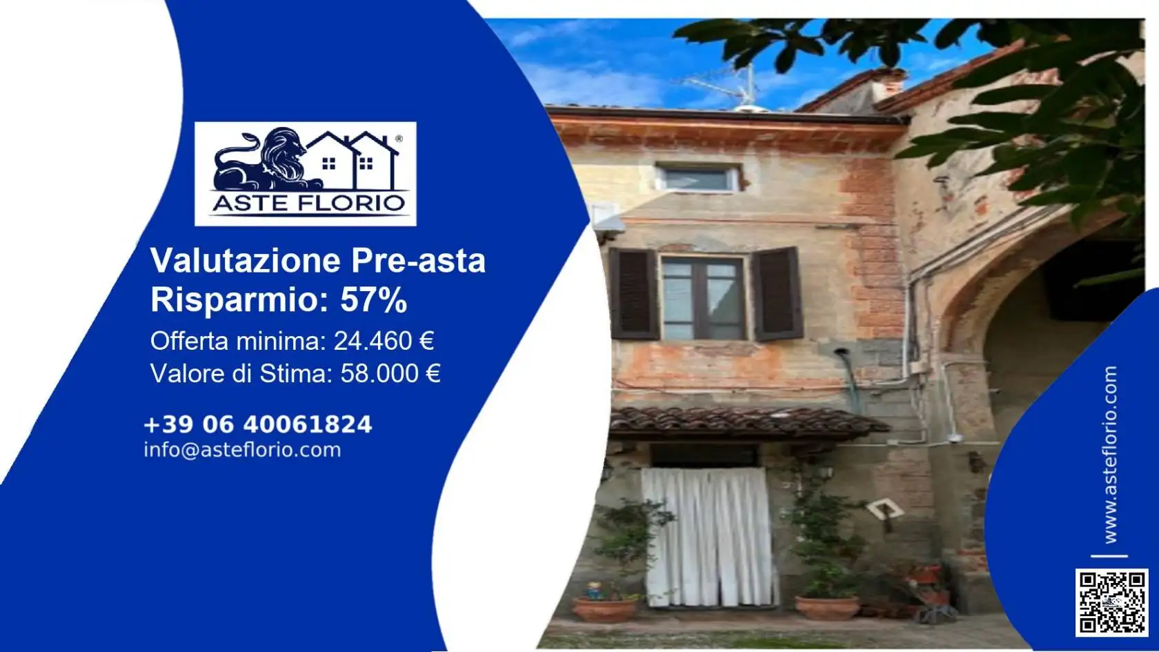 Appartamento in asta a Pieve San Giacomo