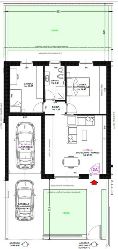 Appartamento in vendita a Calcio