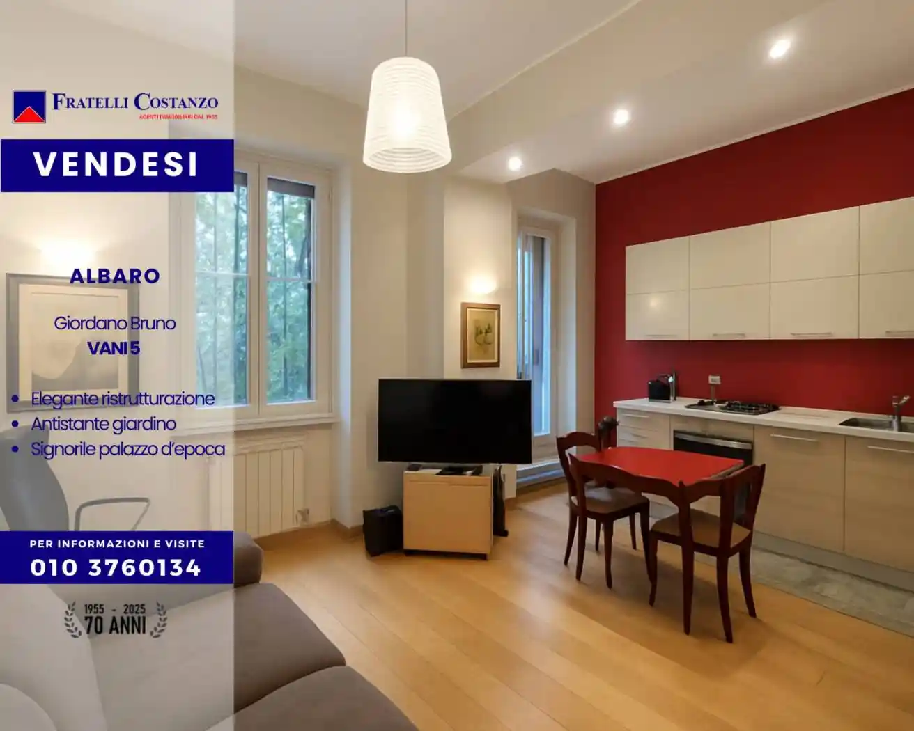 Appartamento in vendita a Genova