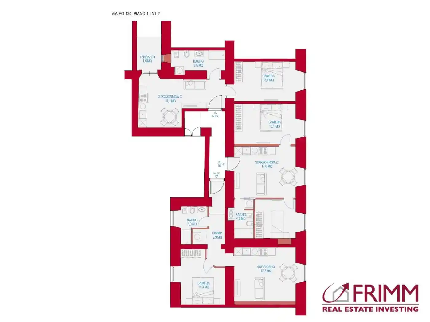 Bilocale via Po 134, Salario - Porta Pia, Roma - foto 2