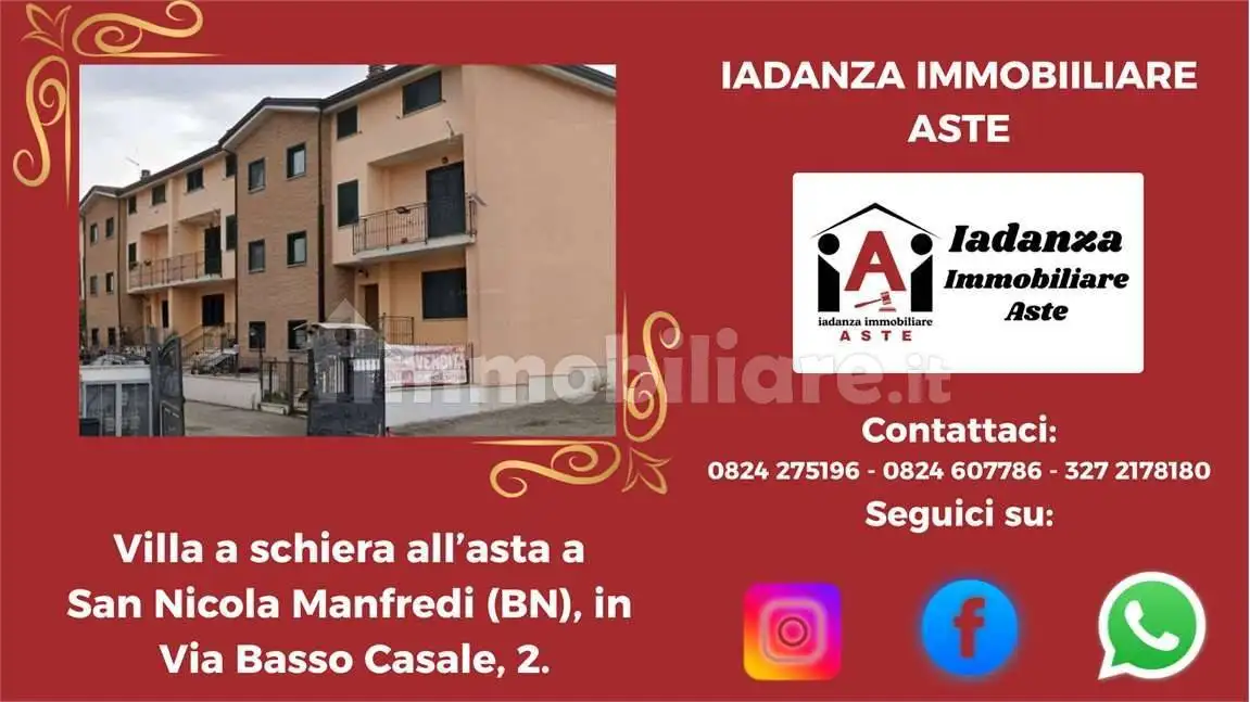 Villetta a schiera in asta a San Nicola Manfredi