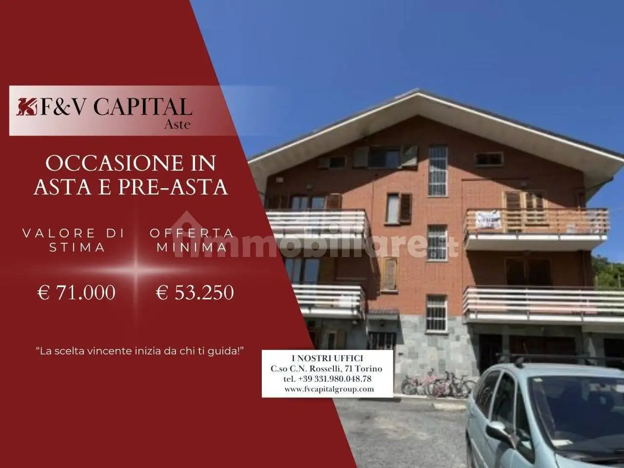 Appartamento in asta a Rubiana