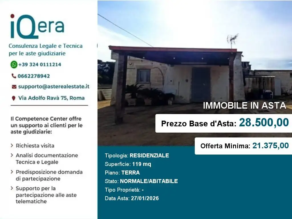 Appartamento in asta a Manduria