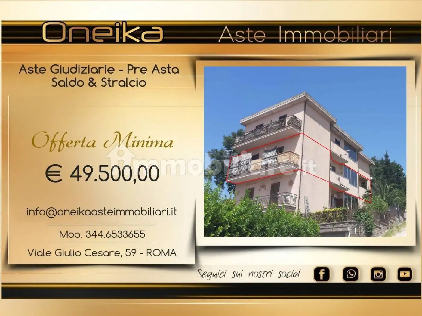 Appartamento in asta a Bomarzo