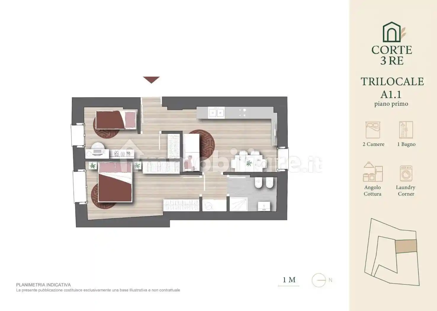 Trilocale via Tre Re 58, Centro, Brugherio - foto 2