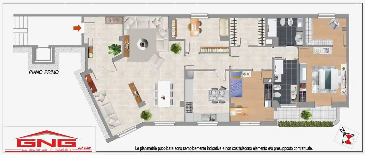 Appartamento via Carlo Gomes, Buenos Aires, Milano - foto 2