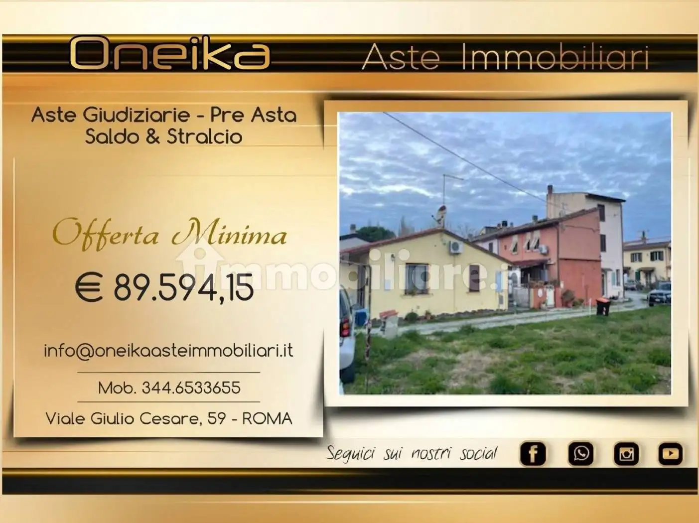 Appartamento in asta a Cascina