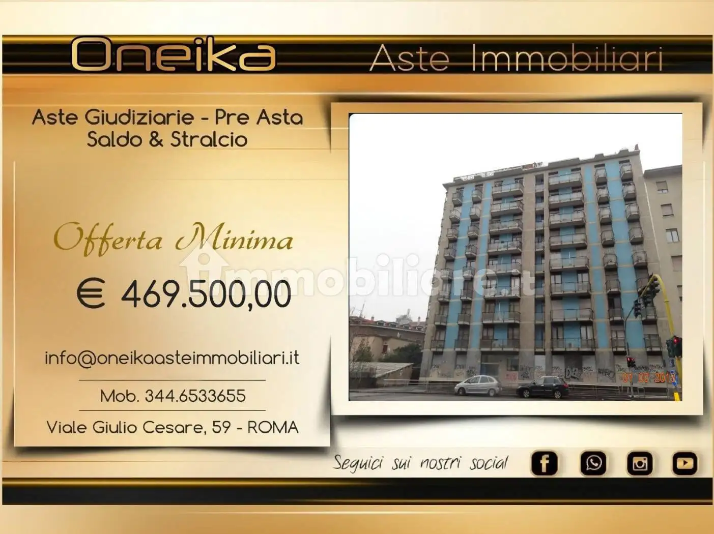 Appartamento in asta a Milano