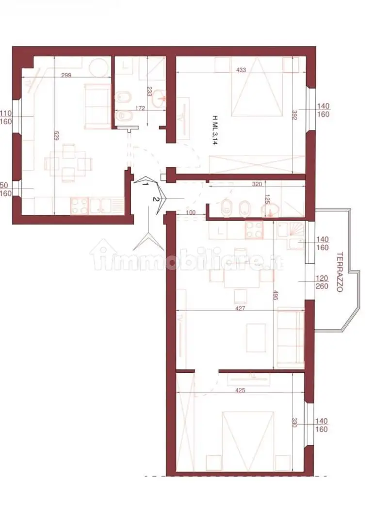 Appartamento in vendita a Follonica