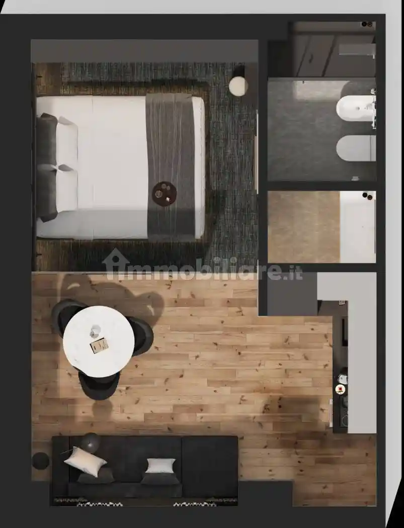 Bilocale via Cristoforo Gluck 50, Cascina dei Pomi, Milano - foto 2