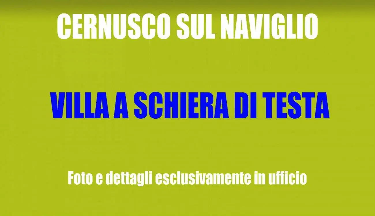 Villetta a schiera in vendita a Cernusco sul Naviglio