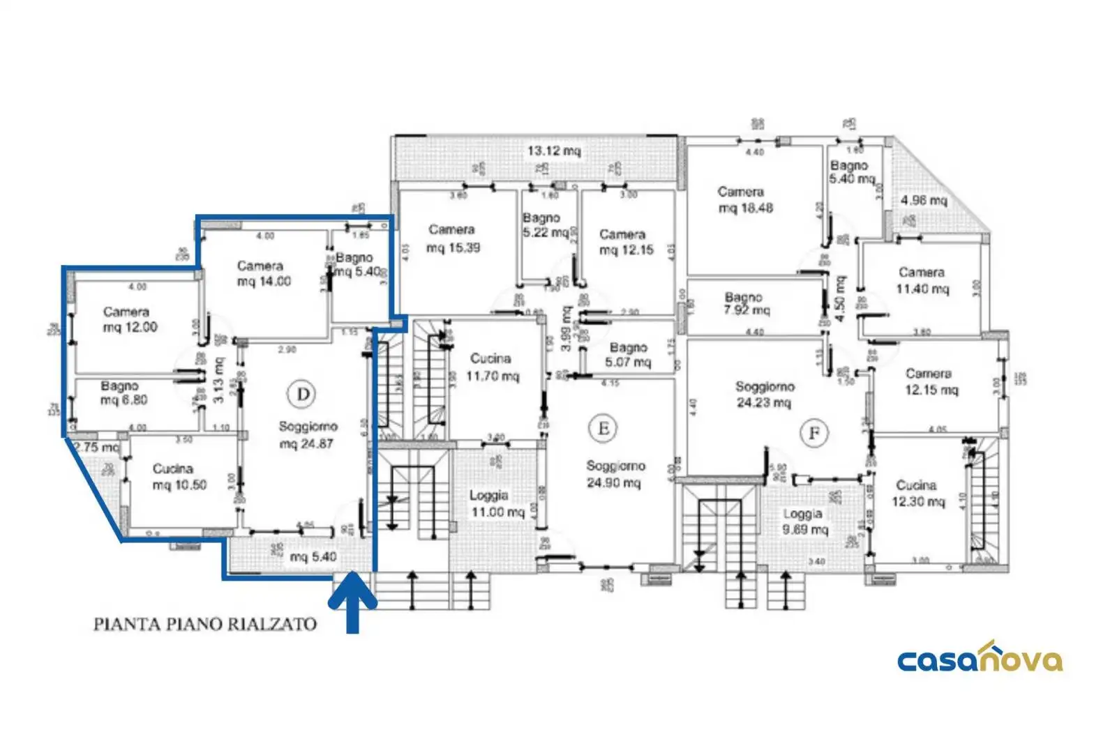 Trilocale via Roncadelle 60, Centro, Castel Mella - foto 5