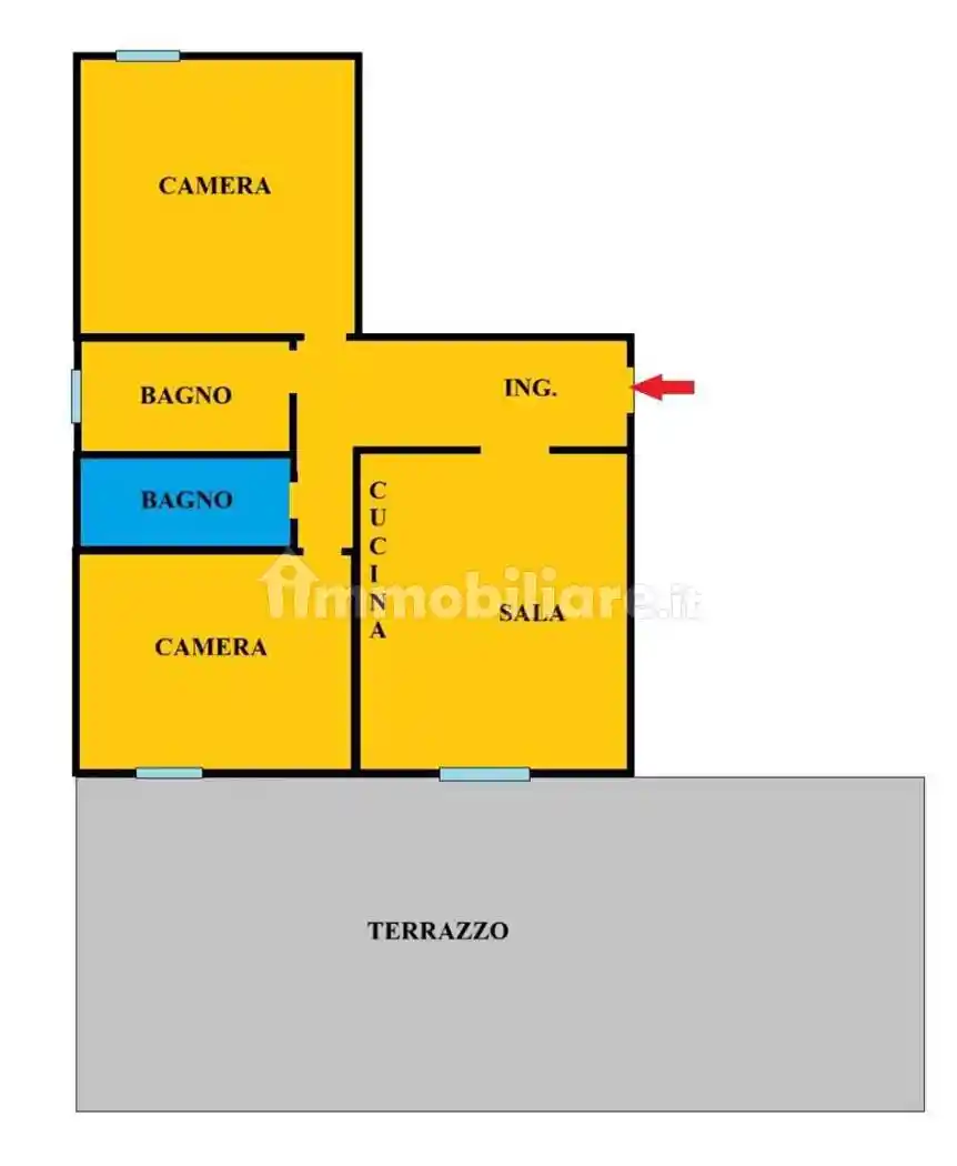 Quadrilocale Luminoso Con Terrazzo Abitabile, San Donato, Bologna - foto 5