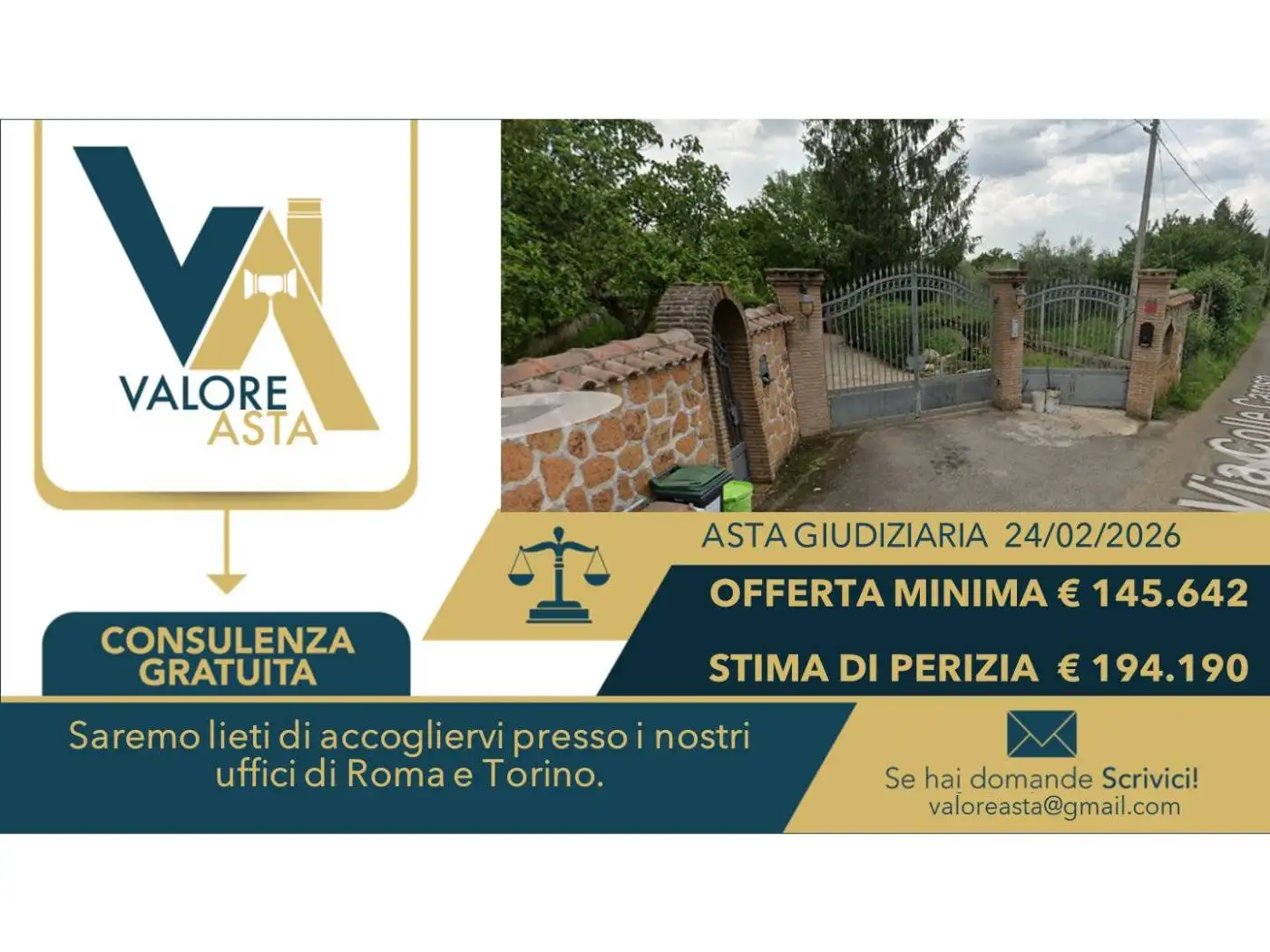 Appartamento in asta a Palestrina