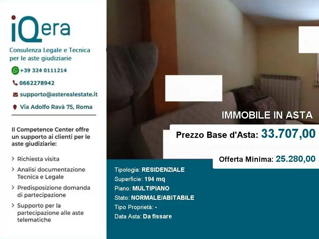 Appartamento in asta a Abriola