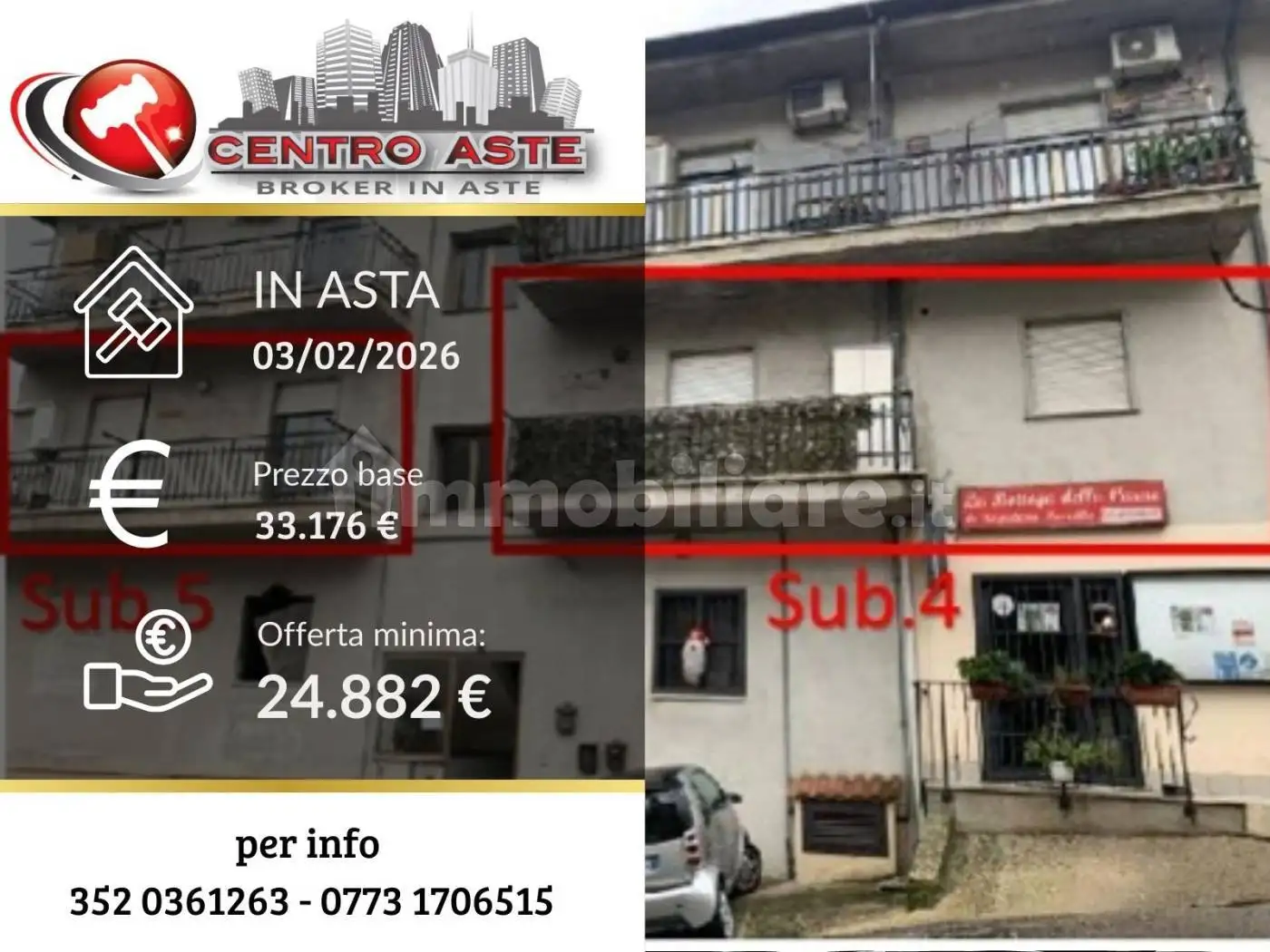 Appartamento in asta a Maenza