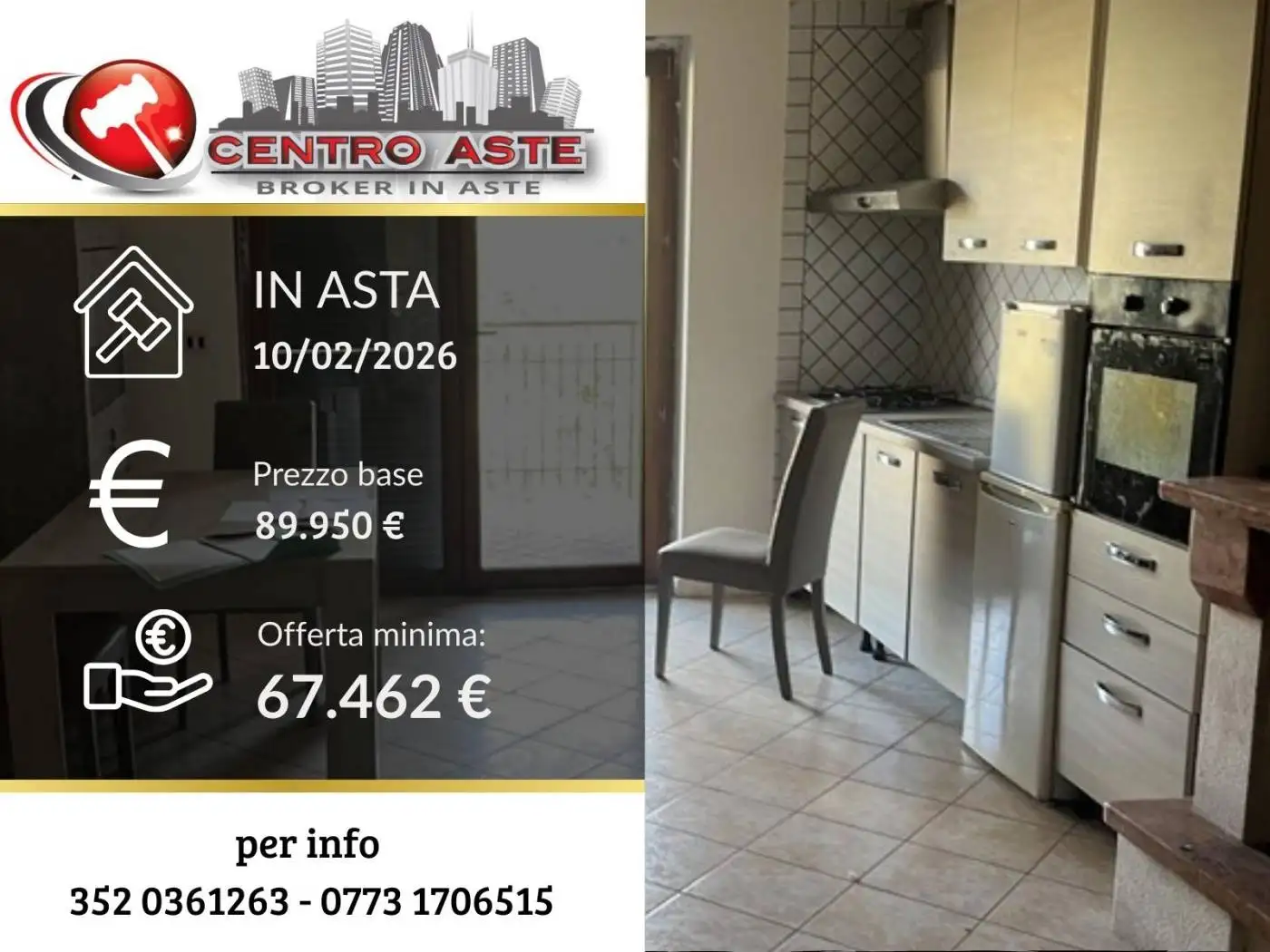 Villa in asta a Lenola