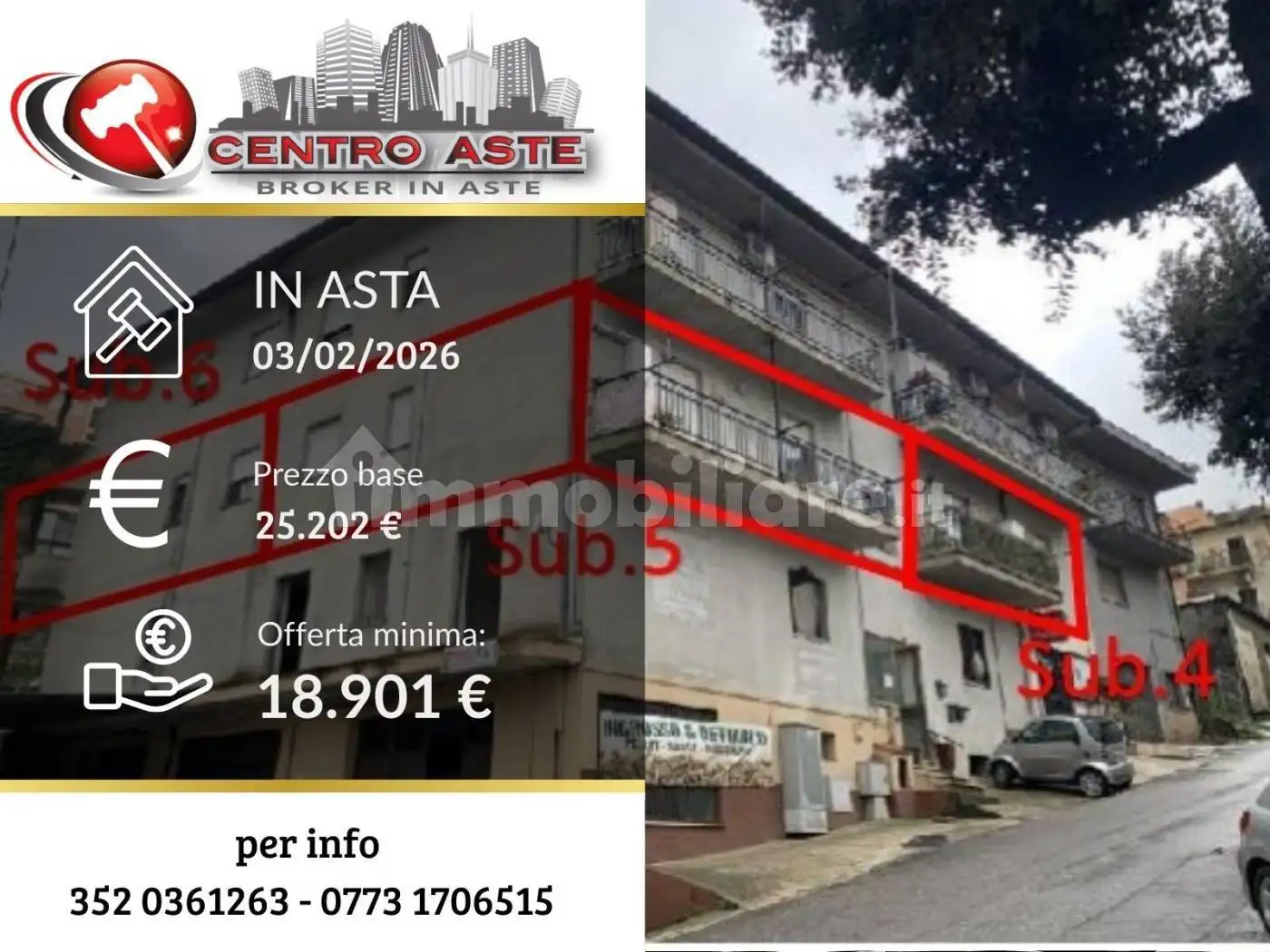 Appartamento in asta a Maenza