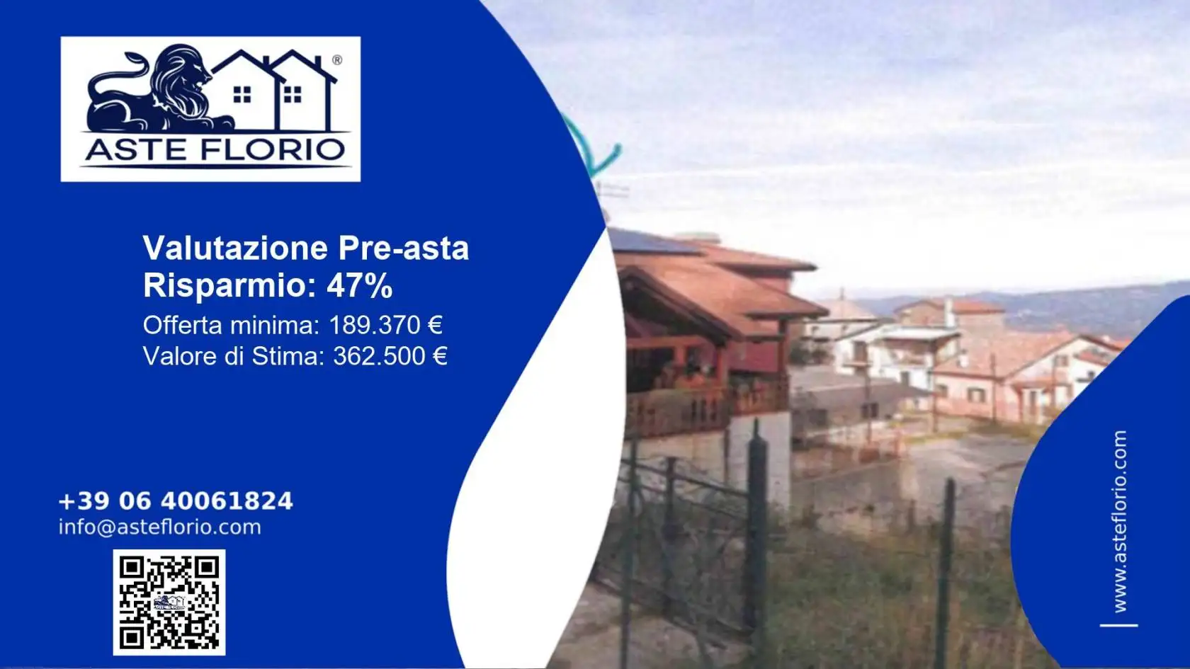 Villa in asta a San Vincenzo la Costa