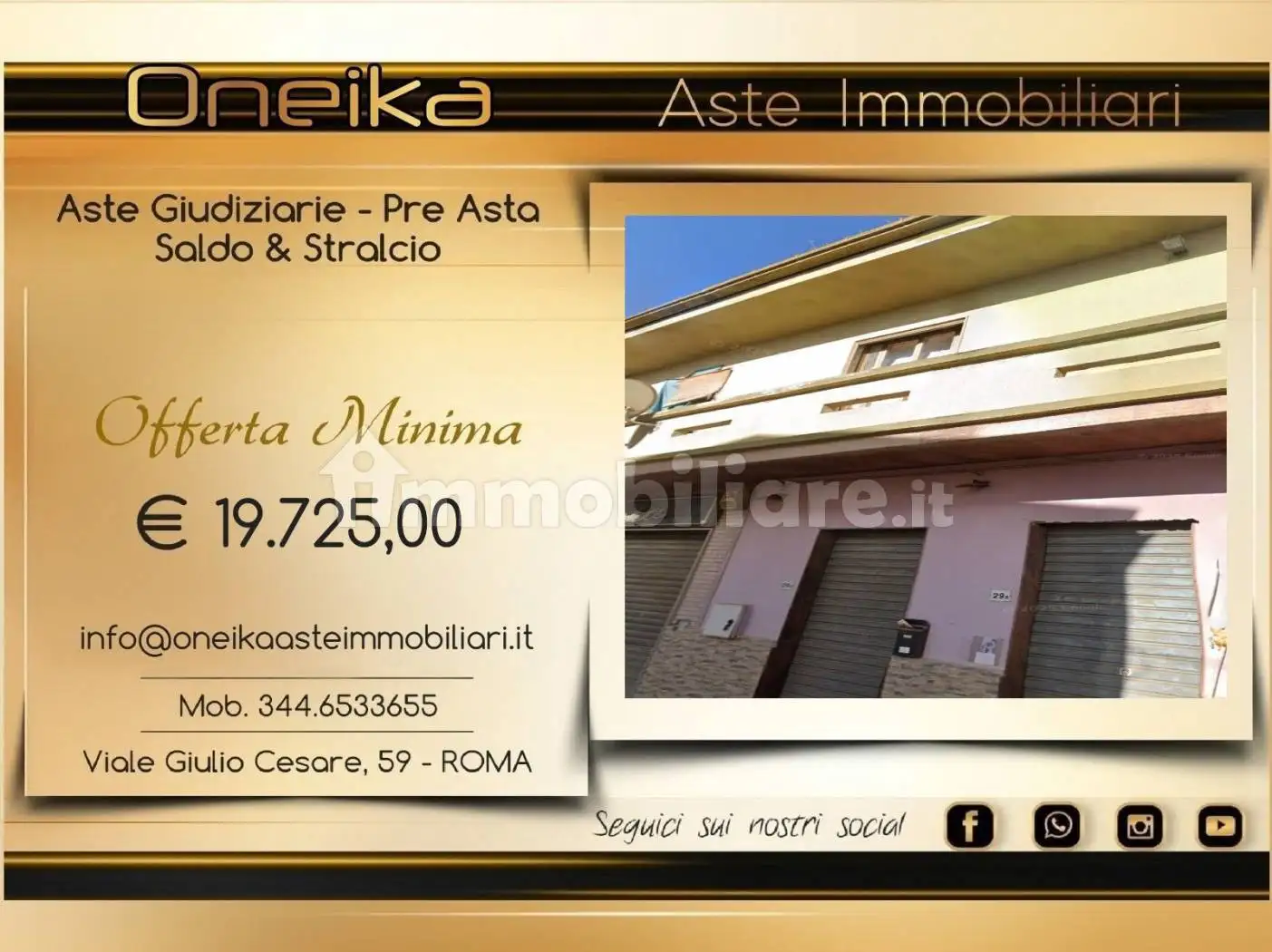 Appartamento in asta a Uta