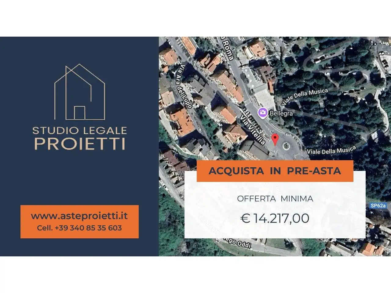 Appartamento in asta a Bellegra