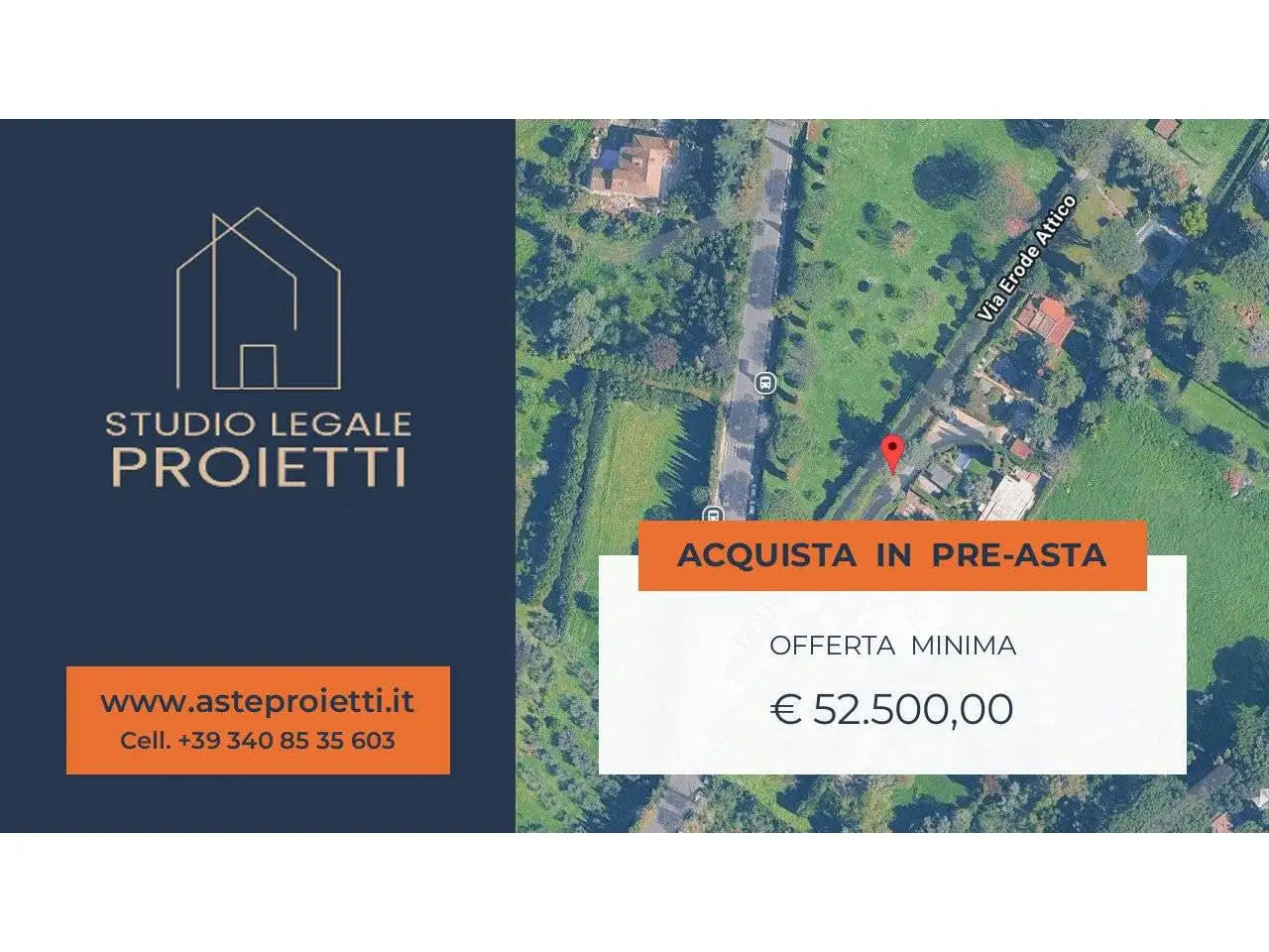 Villa plurifamiliare in asta a Roma