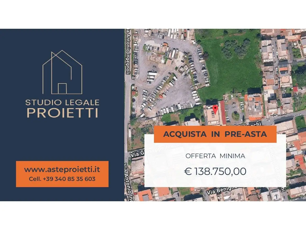 Villa plurifamiliare in asta a Roma