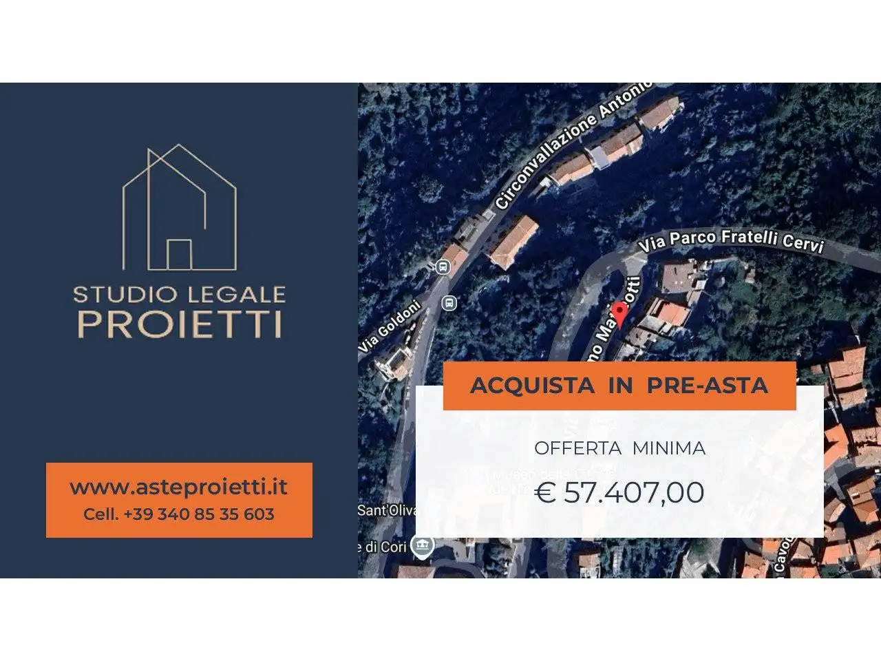 Appartamento in asta a Cori